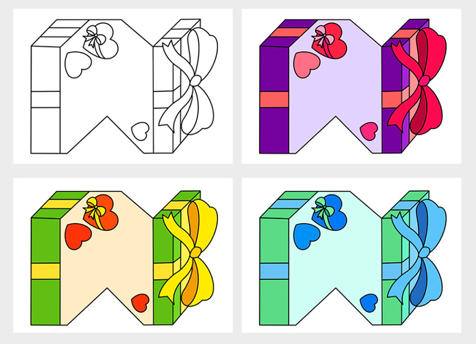 Printable Surprise Cards Template