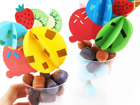 Ice Cream Kids Printable Craft Template