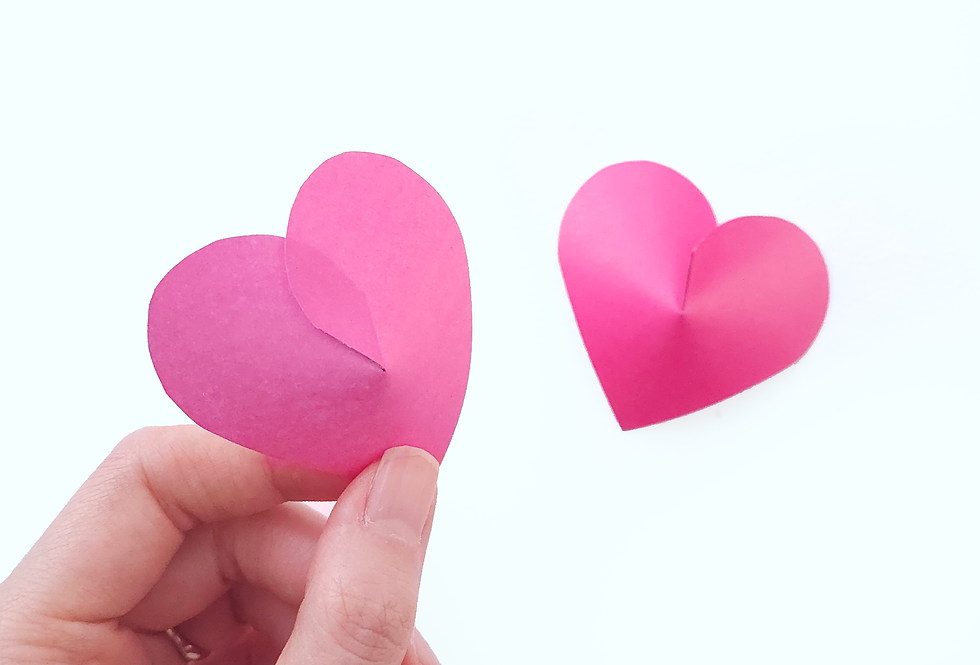 Super Cute and Easy 3D Paper Hearts