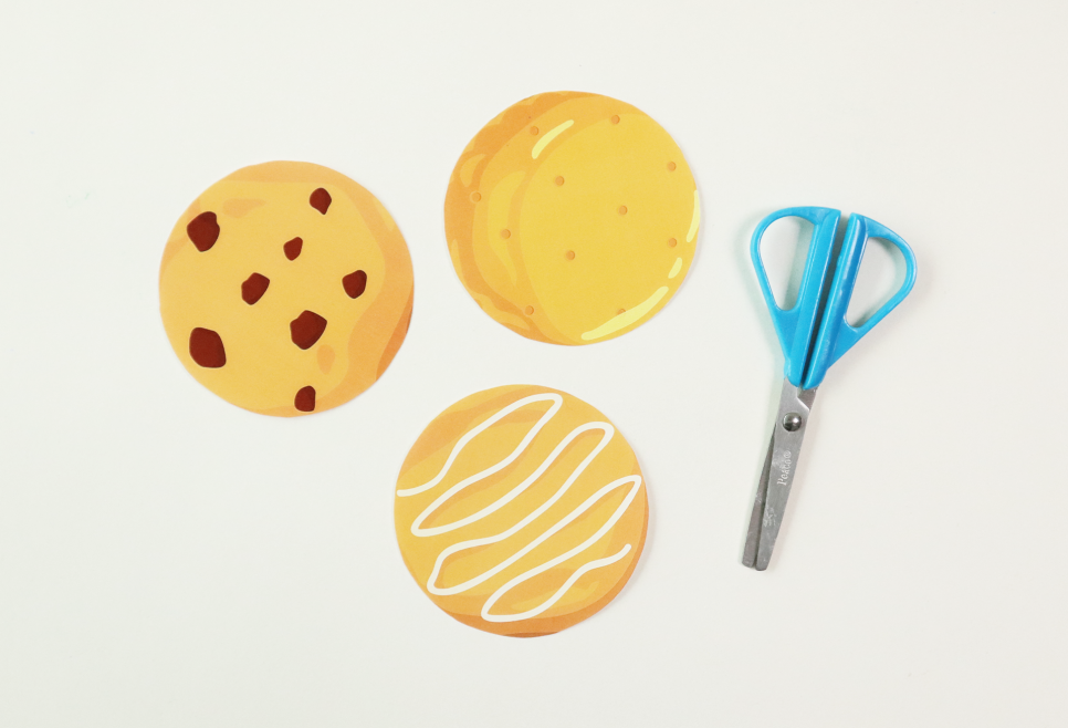 New Year Paper Fortune Cookie Template