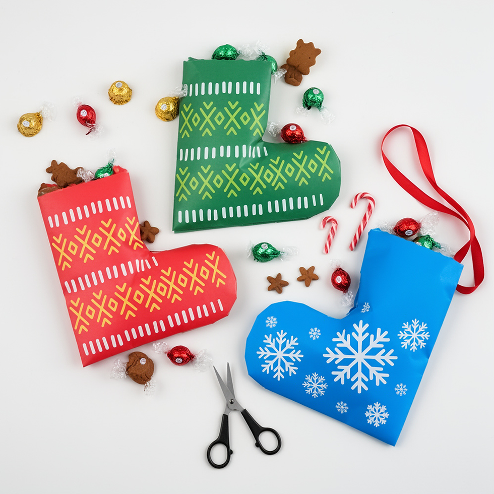 Christmas Stocking Craft For Kids