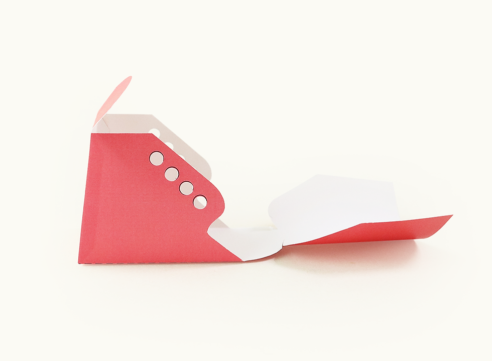 3D Paper Shoes Kids Crafts Printable