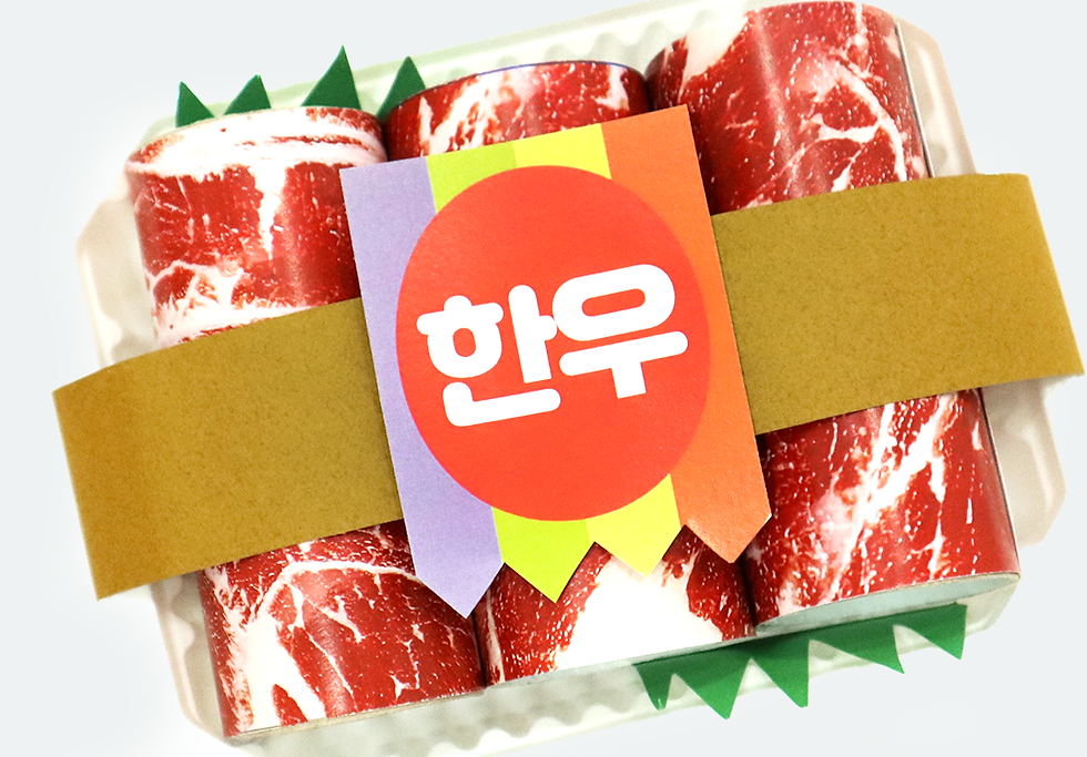 Korea Hanwoo Beef Paper Crafts for Kids