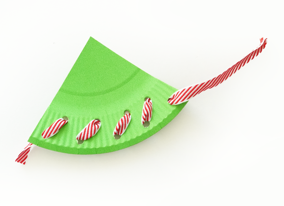 Paper Plate Christmas Tree Craft for Kids