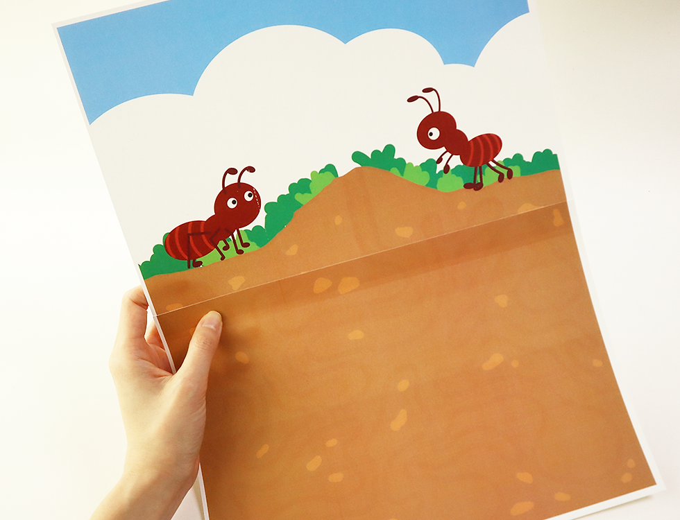 printable ant craft template
