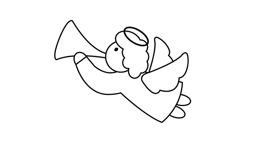 How to Draw an Angel Free Printable