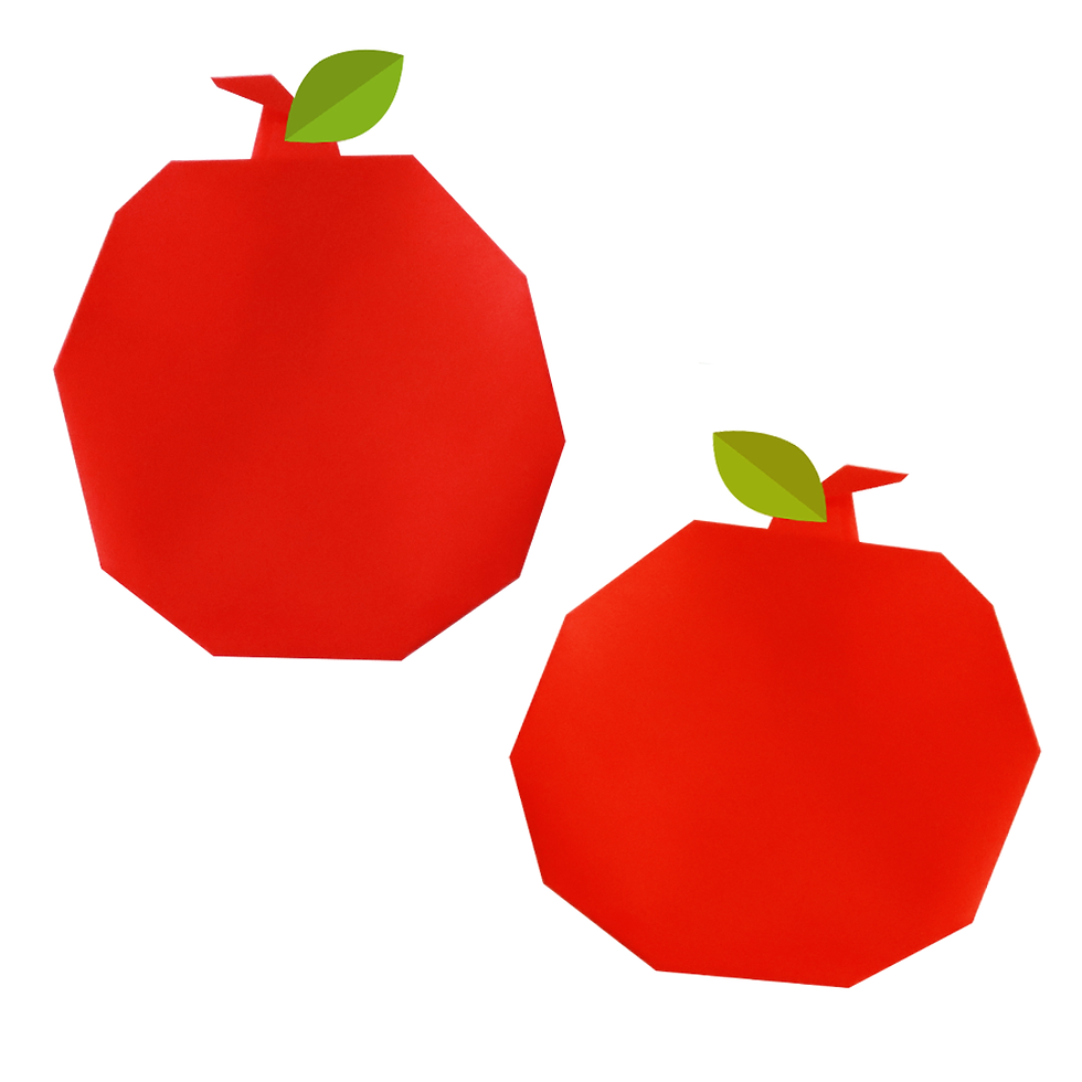 Easy Origami Apple for Kids