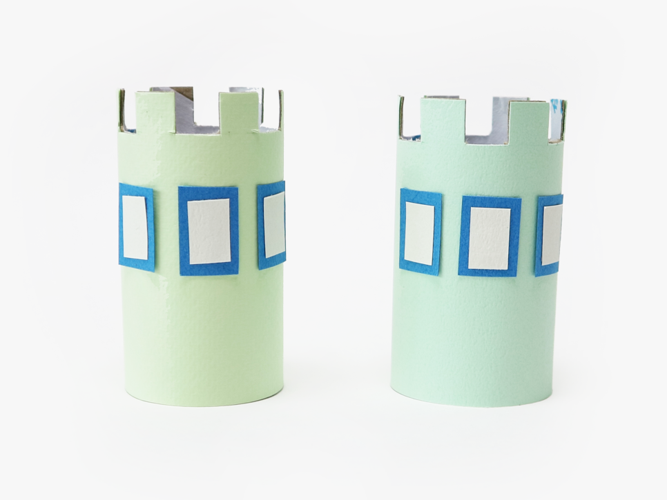 Recycle Toilet Paper Rolls to Make a Castle for Kid - DRAWINART