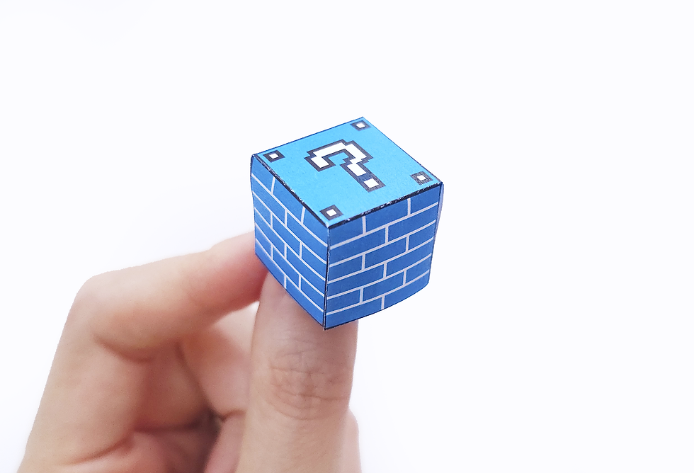 DIY Custom Paper Keycap Printable | Super Mario Keycap Craft for Kids