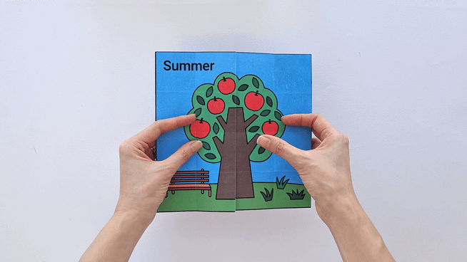 Four Seasons Endless Card with Printable