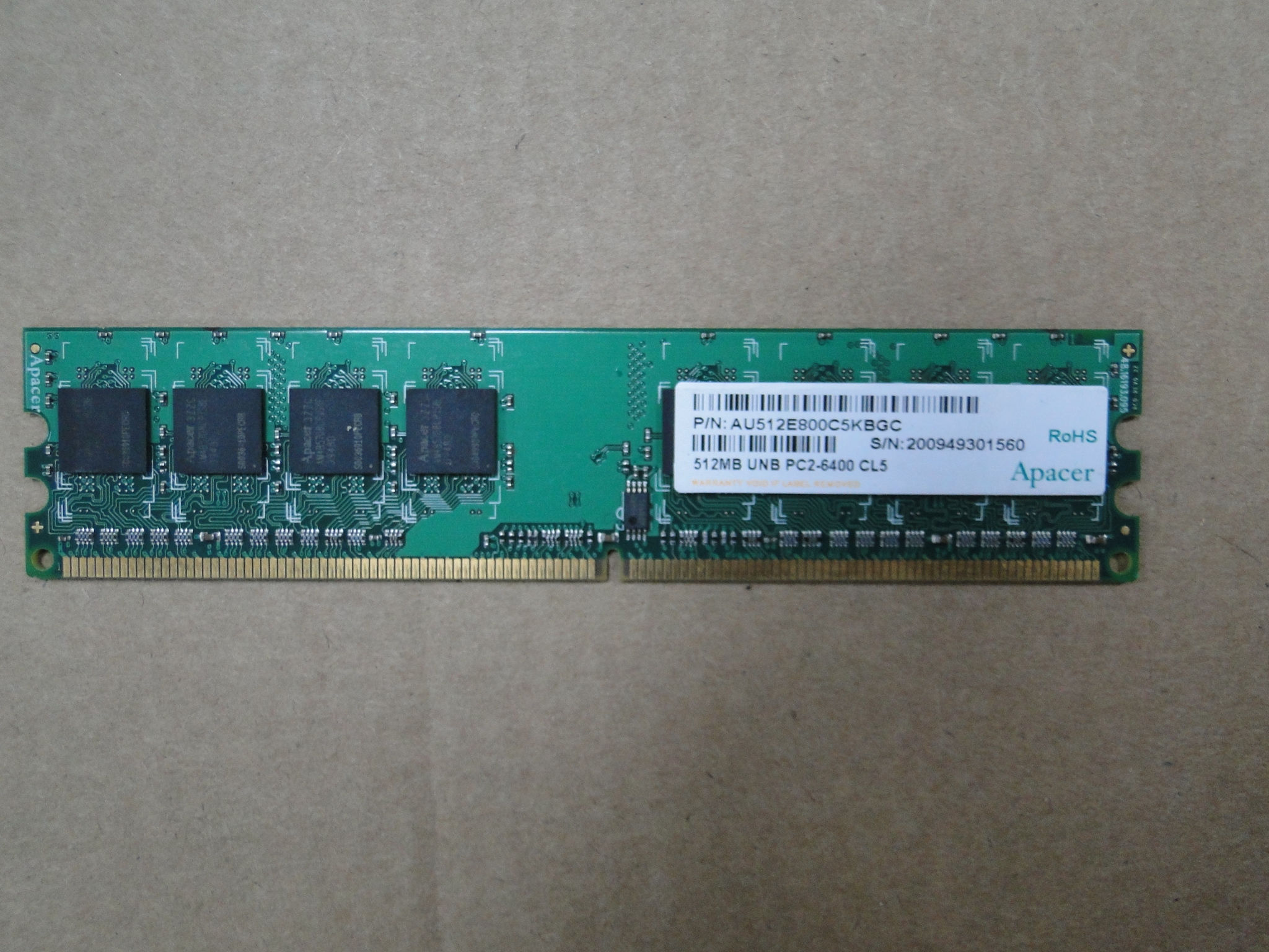 Модуль памяти 512MB PC2-6400