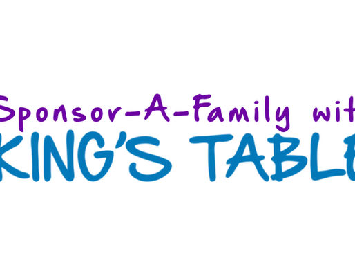 Sponsor-A-Family with King's Table