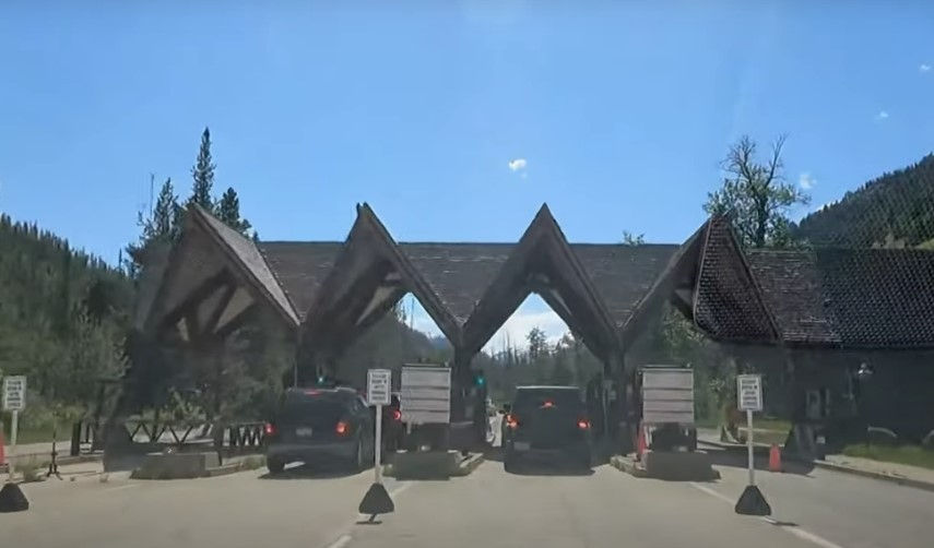 The East Entrance to Yellowstone National Park