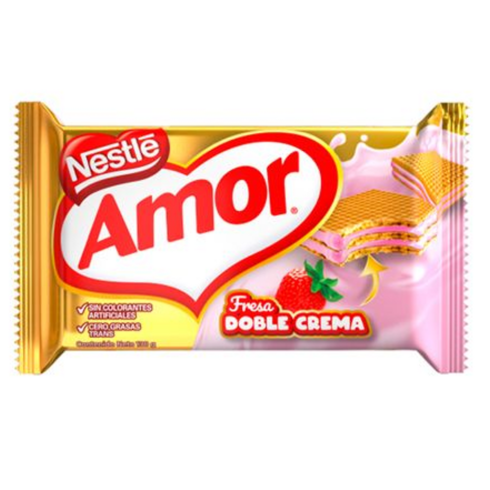 Amor Doble Crema Fresa