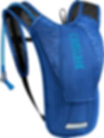 The CamelBak Rogue in blue, one of the best hydration backpacks for desert hiking trips.  