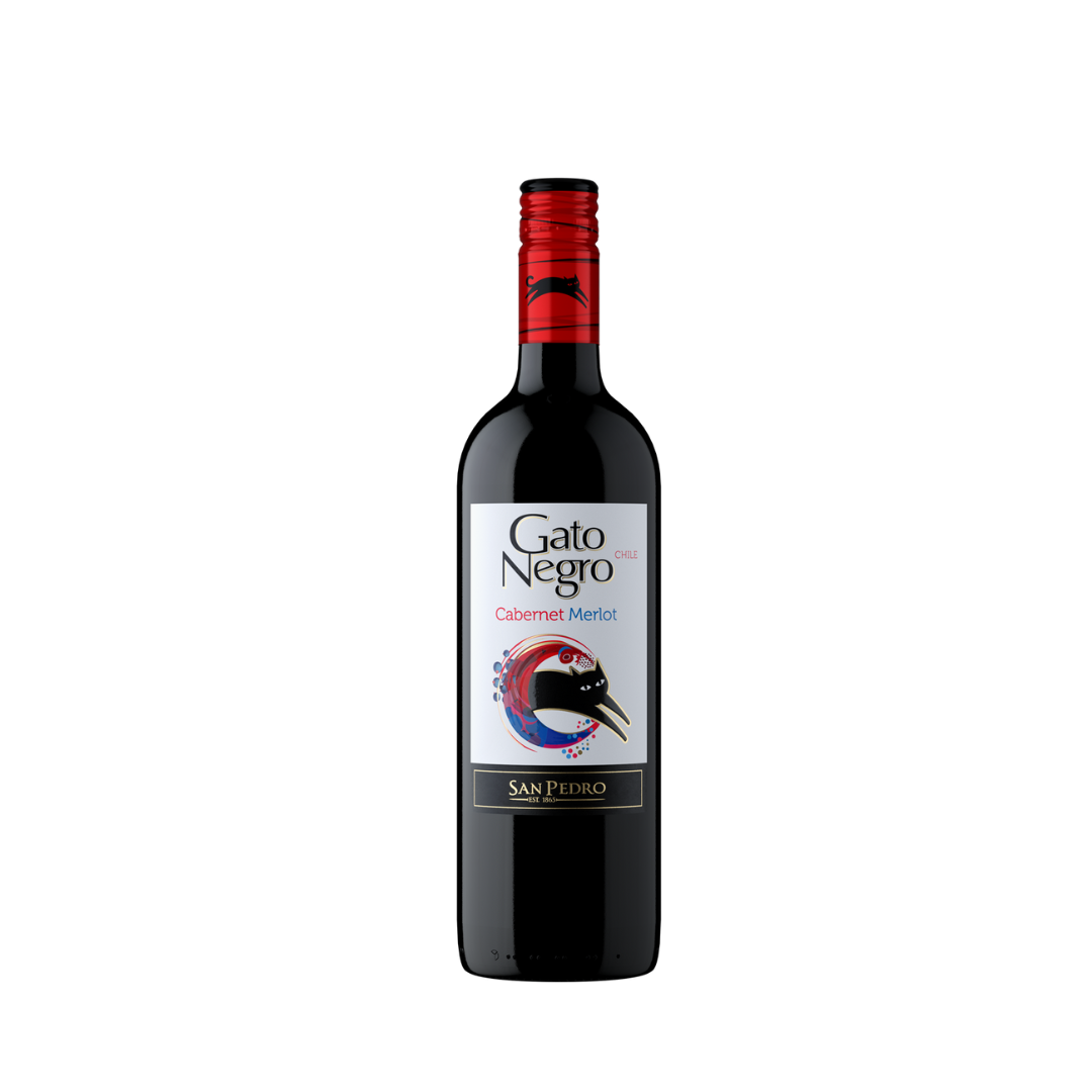 Vino Gato Negro Cabernet Merlot 750ml