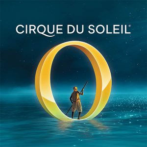 The poster for Cirque du Soleil O as a ticket icon.