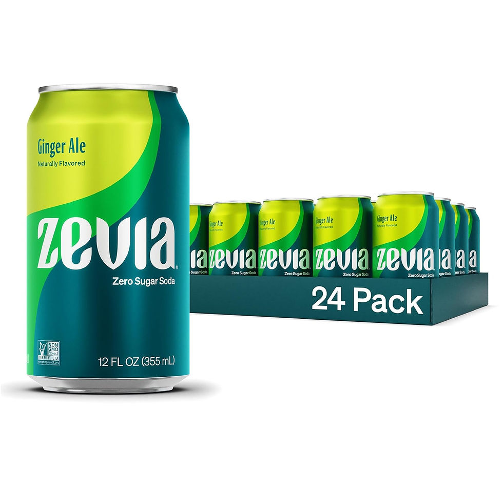 Zevia sugar-free ginger ale is a great starting point for fun creative non-alcoholic mocktails. 