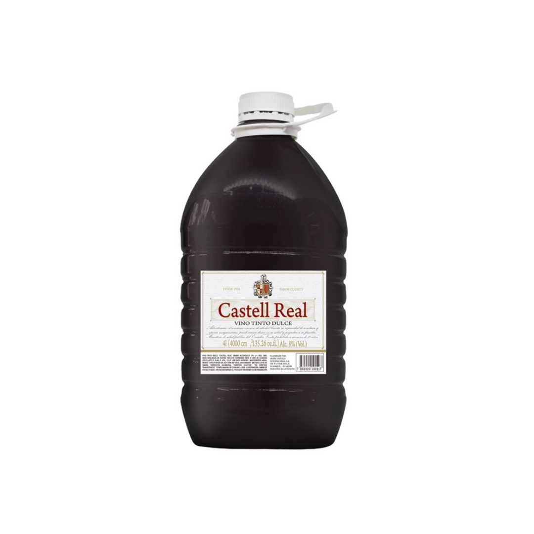 Vino Tinto Dulce Castell Real 4 Litros