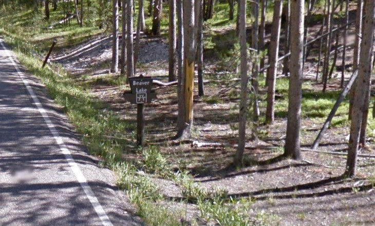 Beaver Lake Picnic Area's Tiny Sign
