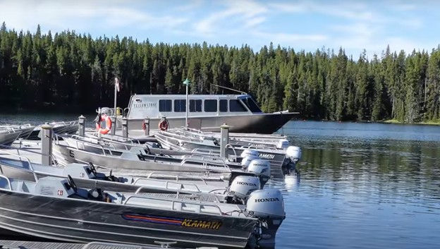 Yellowstone Lake has lots of Boating opportunities, but you'll need to make reservations.