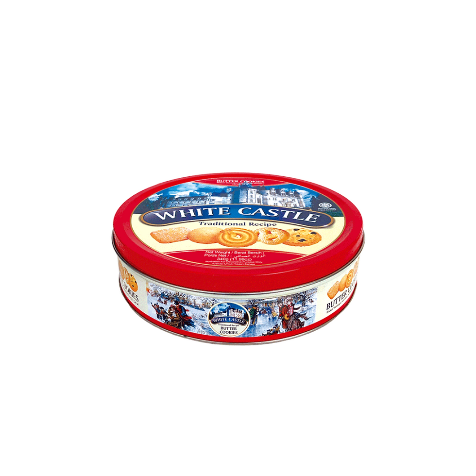 White Castle Galletas de Mantequilla Lata 340gr