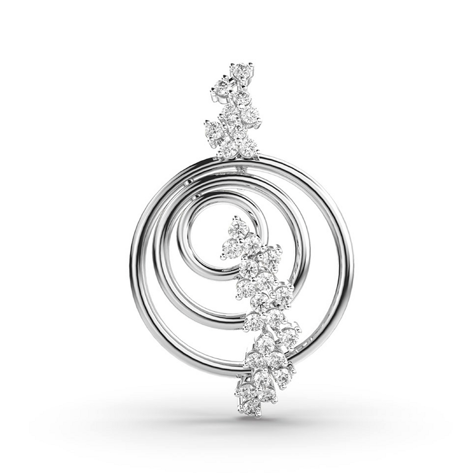 Moissanite 925 Sterling Silver Merry Meteor Pendant