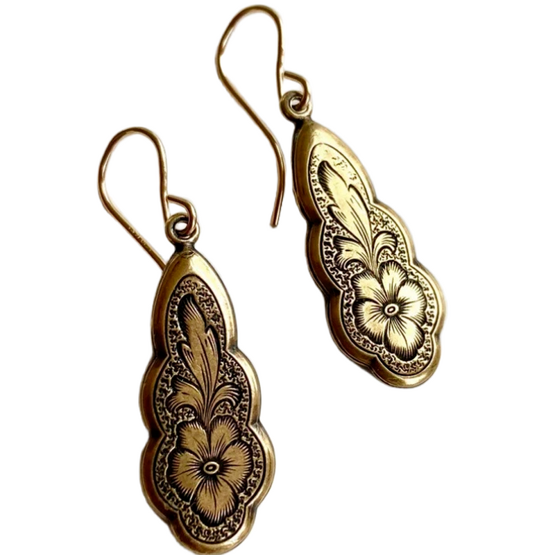 Gold Plated Silver Fancy Stud Earrings for Women