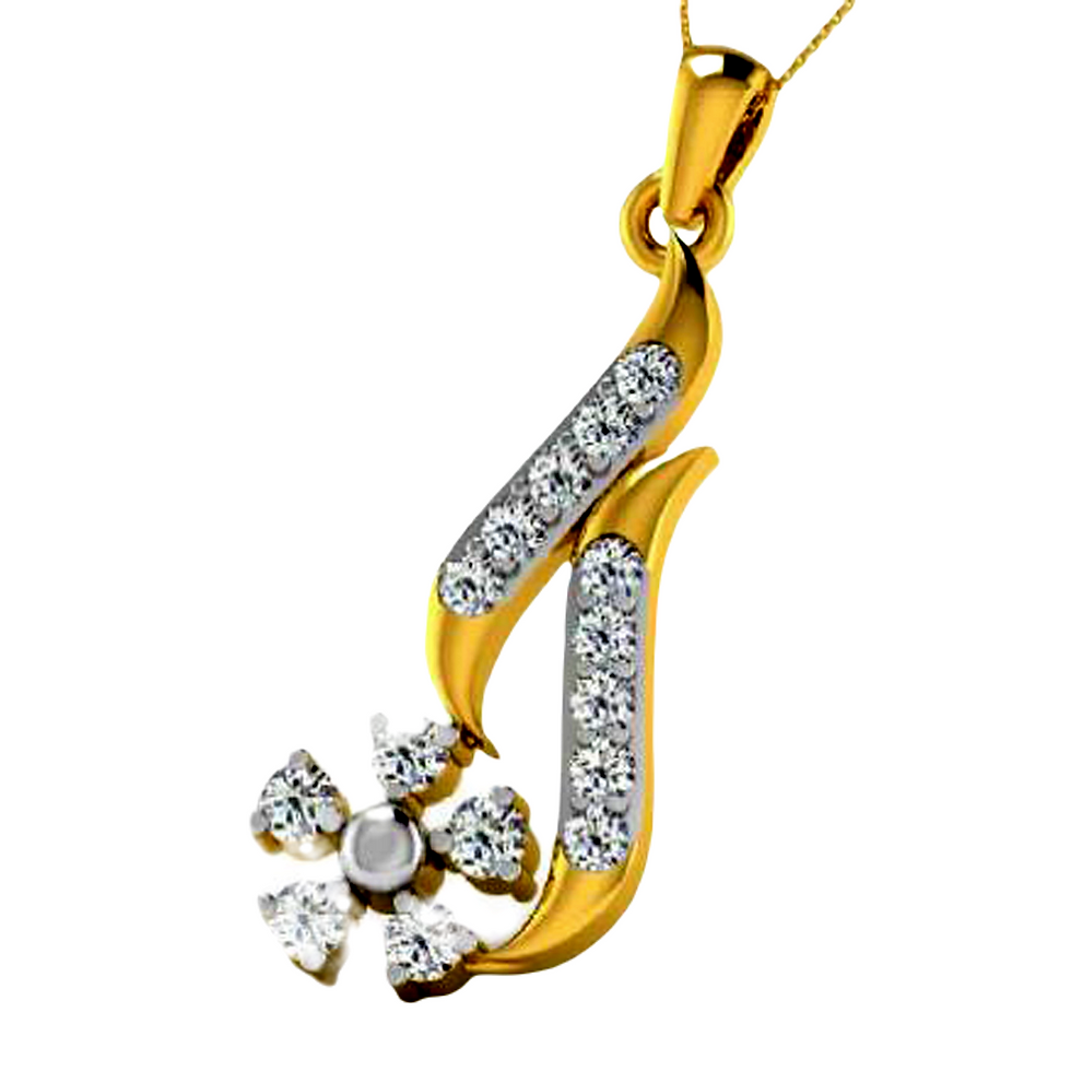Moissanite Gold Plated Silver Infinity Elegance Pendant