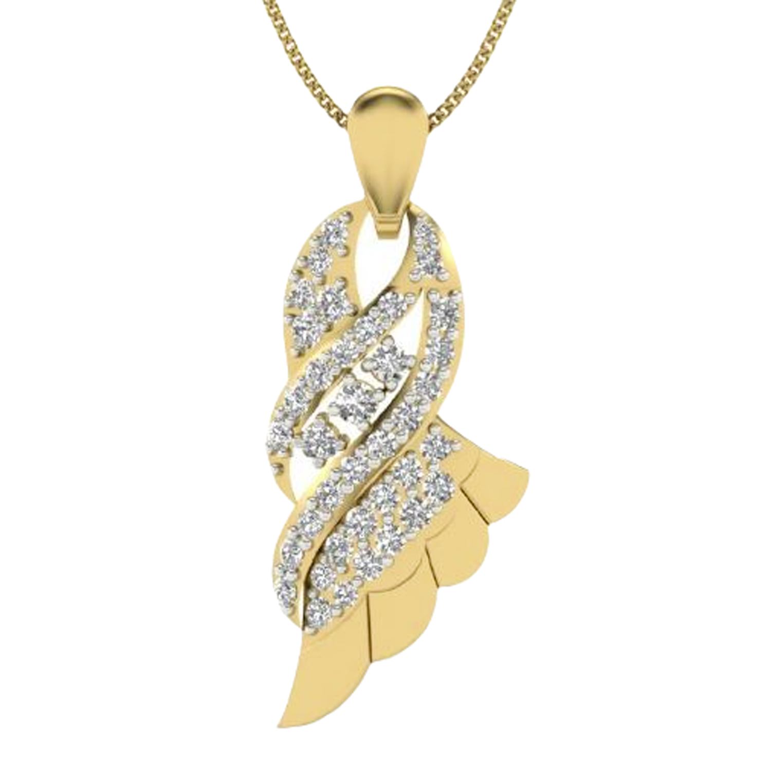 Moissanite Gold Plated Silver Classic Princess Solitaire Pendant