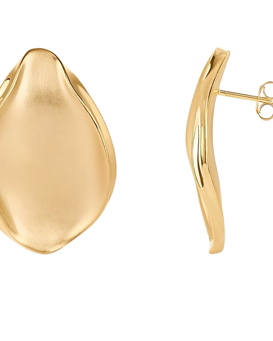 Gold Plated Silver Fancy Stud Earrings for Women