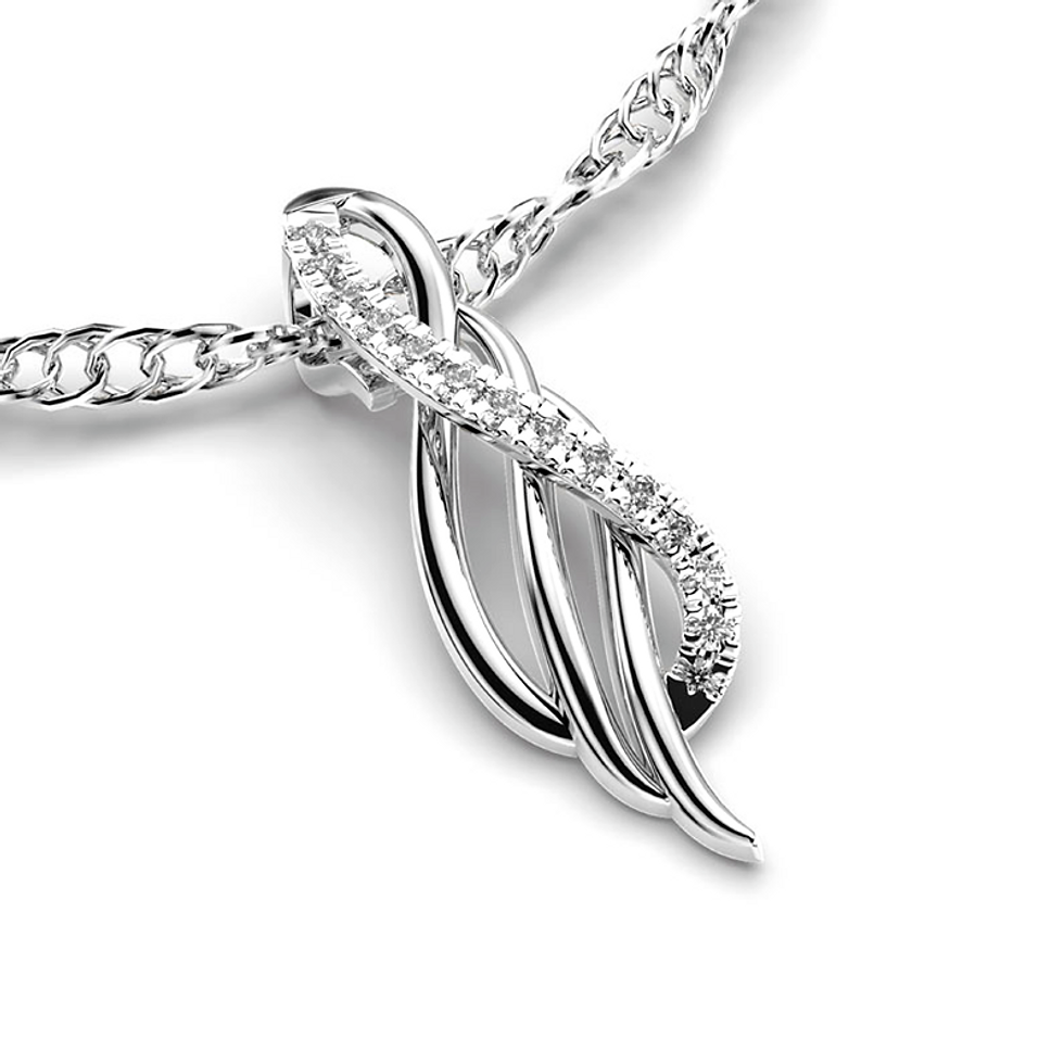 Moissanite 925 Sterling Silver Musician�s Abode Pendant