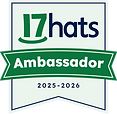 17hats ambassador badge 2025-2026