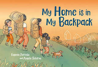 My Home is in my Backpack cover