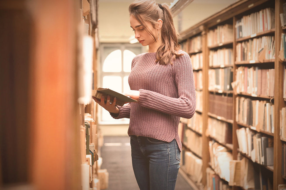 Woman Reading Book