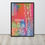 Thumbnail: Vibrant Floral Abstract Framed Art Print