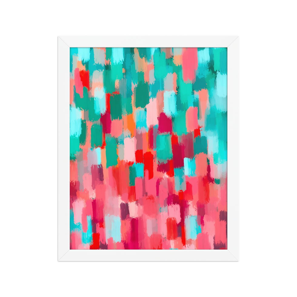 Thumbnail: Abstract Fragments Framed Art Print