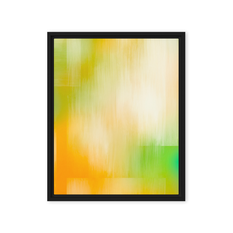 Thumbnail: Abstract Reflections Framed Canvas