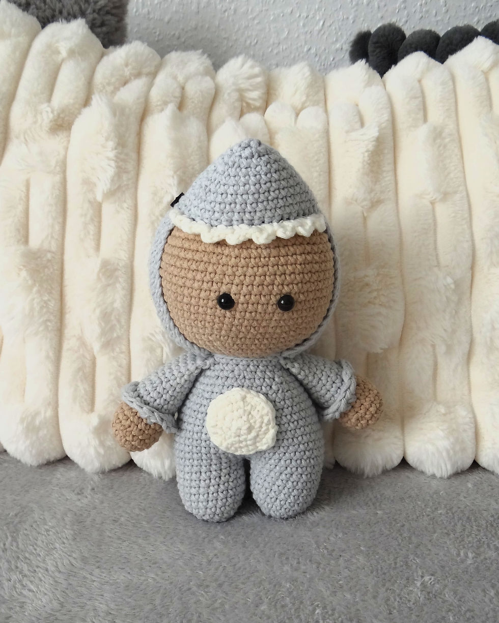 gehäkelter Hai (Haipuppe - Amigurumi)
