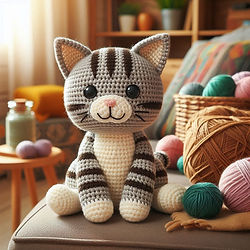 Amigurumi Cat designed by KI