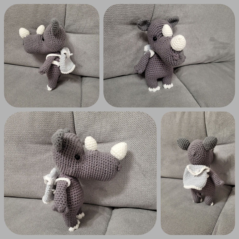Amigurumi - Häkelnashorn