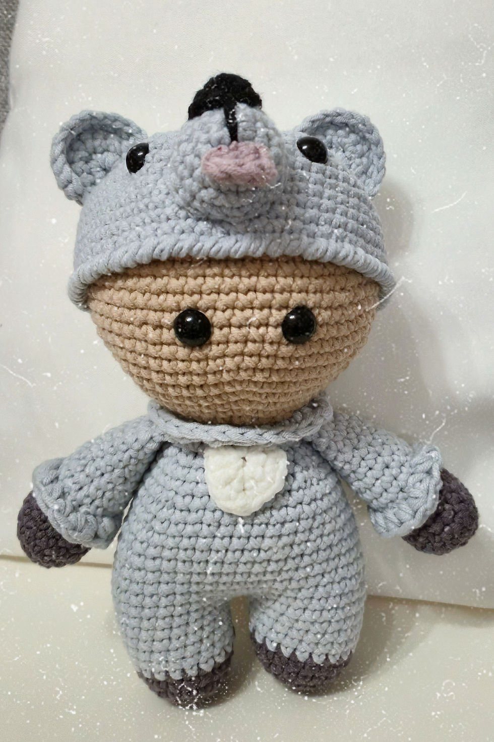 gehäkelte Wolfspuppe (Kuscheltier)