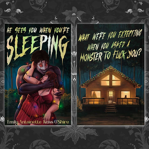 He Sees You When You're Sleeping Emily Antoinette Kass OShire Venom and Lace Book Box