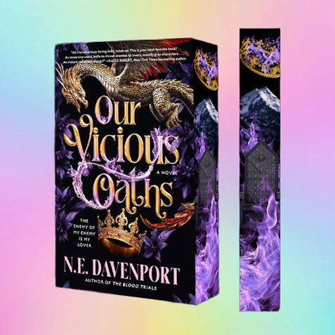 Our Vicious Oaths N.E. Davenport Custom Sprayed Edges