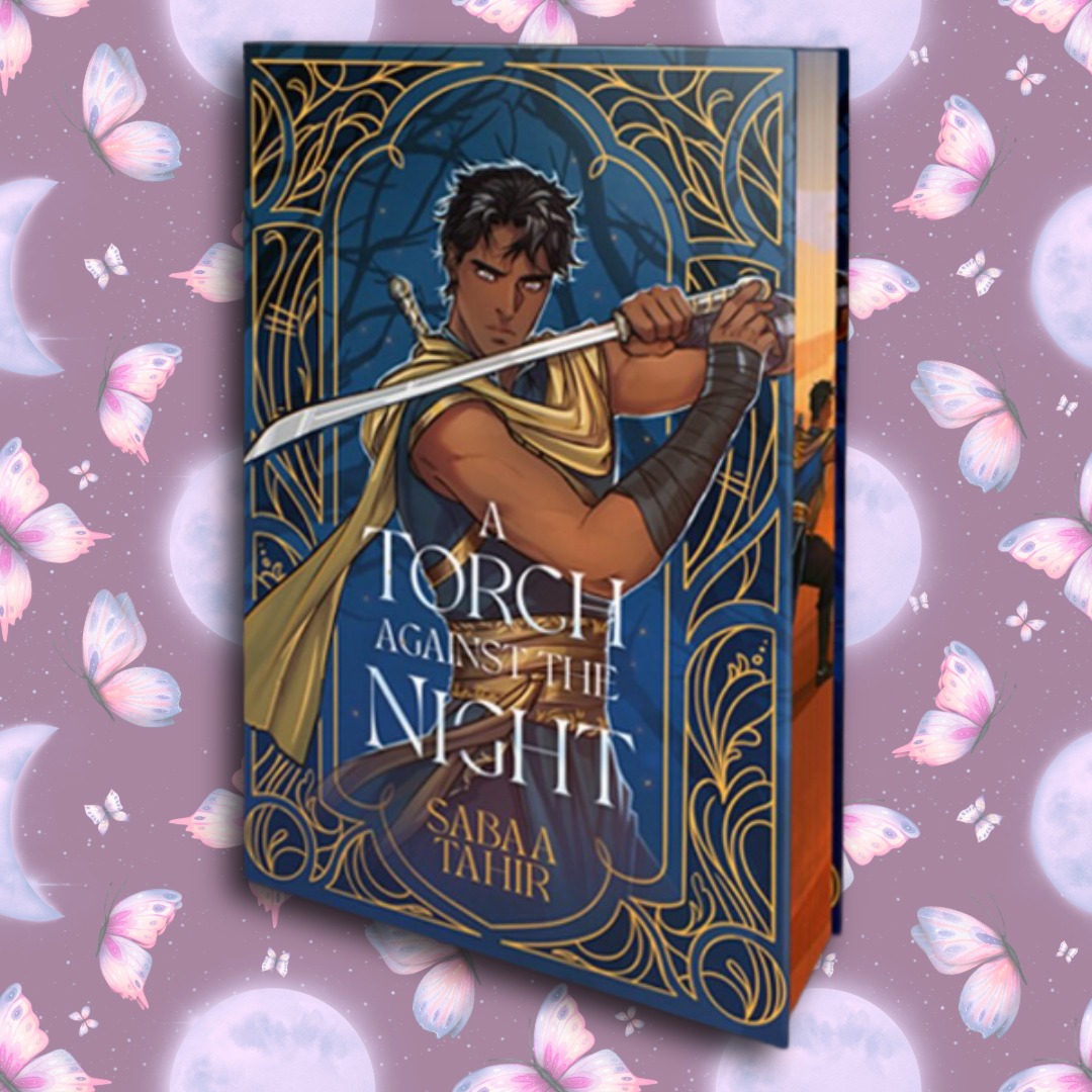 A torch against the night