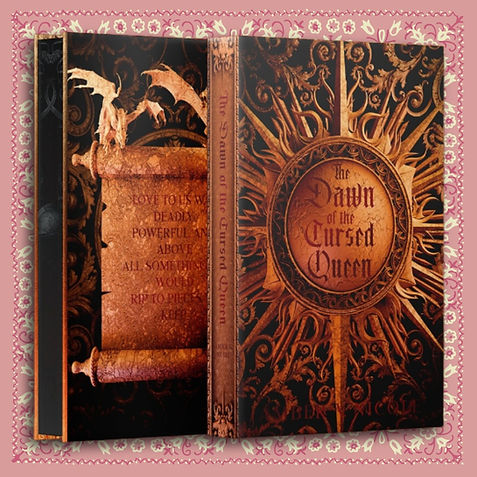 The Dawn of The Cursed Queen Amber V. Nicole The Bookish Box