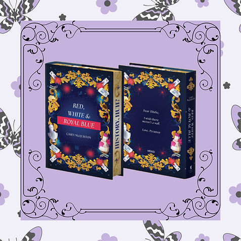 Red, White & Royal Blue Owl Crate