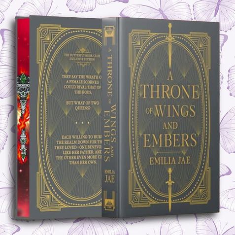 A Throne of Wings and Embers Emilia Jae Butterfly Book Club