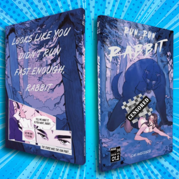 Beastly Tales Book Box re-vamped 2026 NSFW Cover of Run, Run Rabbit by CM Nascosta 