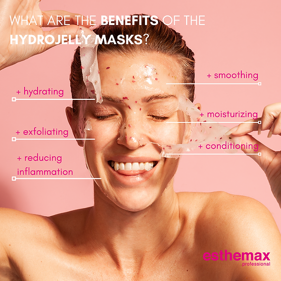 Esthemax Hydrojelly masks and more skincare products available at Cantik Esthetics in South Surrey